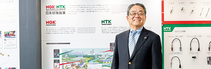 日本特殊陶業株式会社代表取締役会長 尾堂真一氏