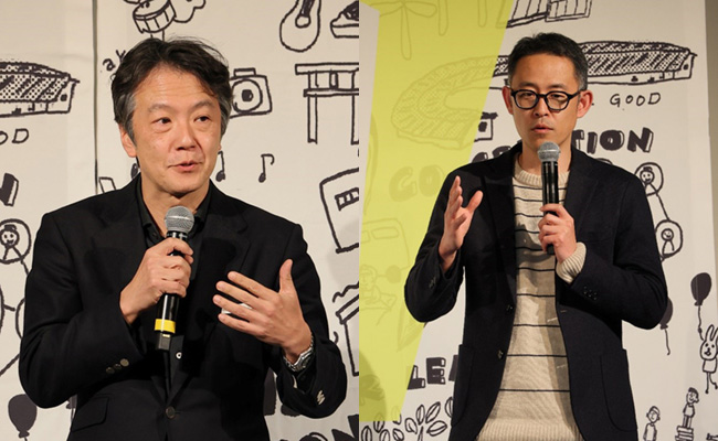 ゲスト審査員の高津尚志氏(写真左)と鈴木雅剛氏(写真右)