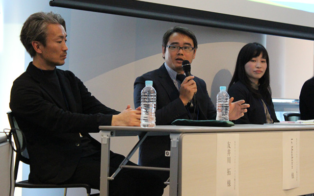 越境の重要性を理解している上司によるサポートの意義を語るティエンさん(写真中央)