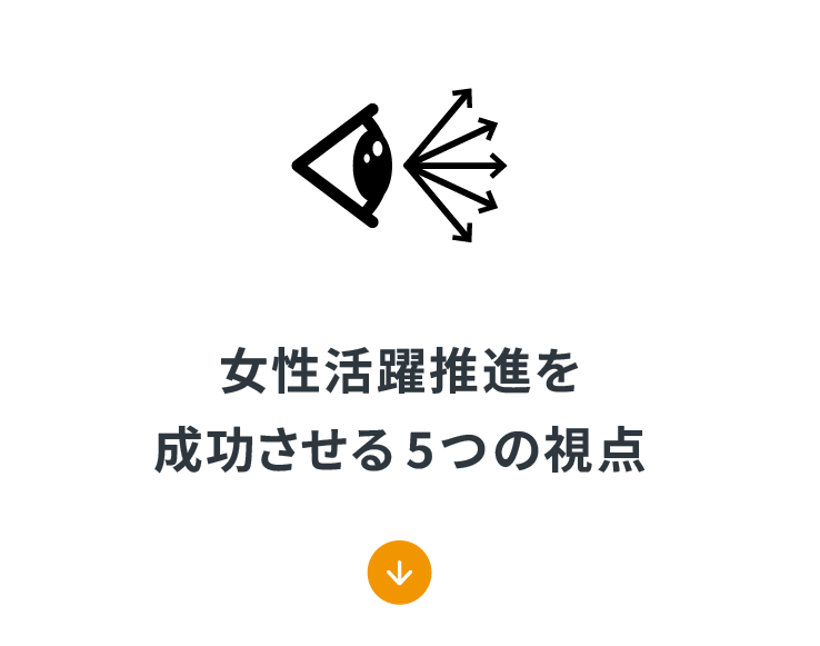 「女性活躍推進を成功させる5つの視点」