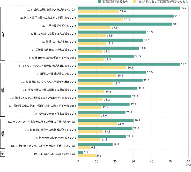 <図表2>組織・人材マネジメント課題